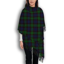 ScotsTee Shop Scottish Stewart Old Solf Tartan Plaid Tassel Winter Scarf