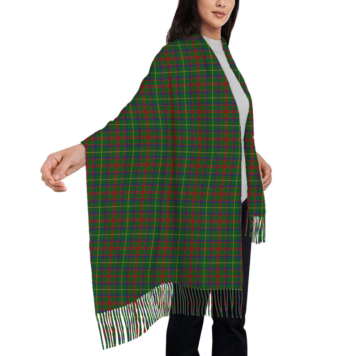 ScotsTee Shop Scottish McIntosh Hunting Solf Tartan Plaid Tassel Winter Scarf