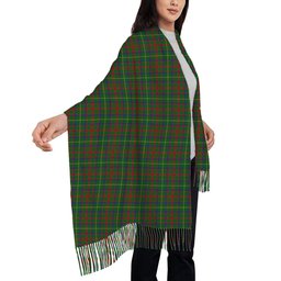 ScotsTee Shop Scottish McIntosh Hunting Solf Tartan Plaid Tassel Winter Scarf