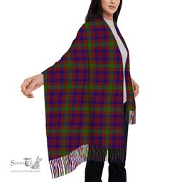 ScotsTee Shop Scottish MacTier of Durris Solf Tartan Plaid Tassel Winter Scarf