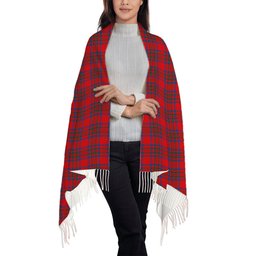 ScotsTee Shop Scottish Moffat District Modern Solf Tartan Plaid Tassel Winter Scarf