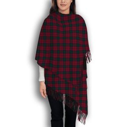 ScotsTee Shop Scottish Lindsay 1 Solf Tartan Plaid Tassel Winter Scarf
