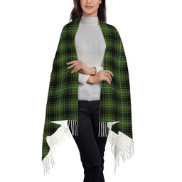 ScotsTee Shop Scottish McIver Hunting Solf Tartan Plaid Tassel Winter Scarf