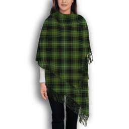 ScotsTee Shop Scottish McIver Hunting Solf Tartan Plaid Tassel Winter Scarf
