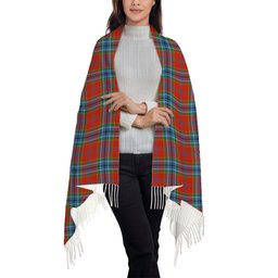 ScotsTee Shop Scottish MacCreary Ancient Solf Tartan Plaid Tassel Winter Scarf