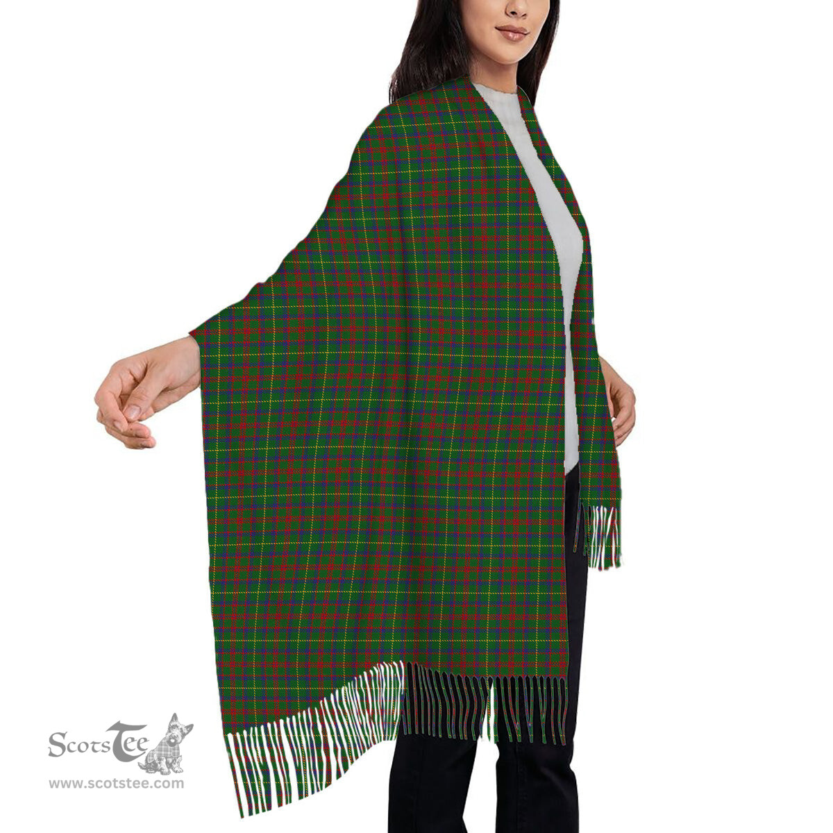ScotsTee Shop Scottish MacKintosh Hunting Solf Tartan Plaid Tassel Winter Scarf