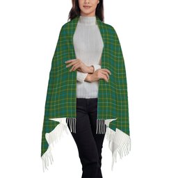 ScotsTee Shop Scottish Kennedy Irish Modern Solf Tartan Plaid Tassel Winter Scarf