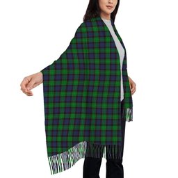ScotsTee Shop Scottish Stewart Old Modern Solf Tartan Plaid Tassel Winter Scarf