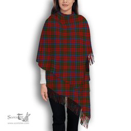 ScotsTee Shop Scottish Matheson 1831 Solf Tartan Plaid Tassel Winter Scarf