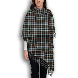 ScotsTee Shop Scottish McThomas Hunting Modern Solf Tartan Plaid Tassel Winter Scarf