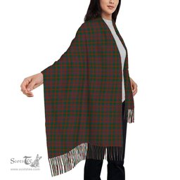 ScotsTee Shop Scottish Matheson Hunting STS incomplete sett Solf Tartan Plaid Tassel Winter Scarf