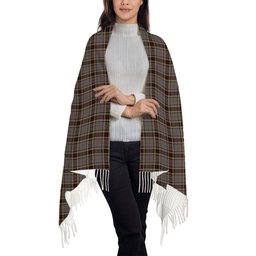ScotsTee Shop Scottish Thompson special grey Solf Tartan Plaid Tassel Winter Scarf