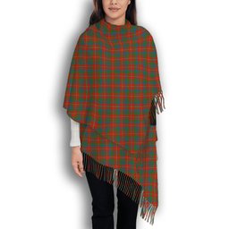 ScotsTee Shop Scottish Robertson White line New Ancient Solf Tartan Plaid Tassel Winter Scarf