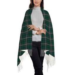 ScotsTee Shop Scottish Kelly of Sleat Hunting Solf Tartan Plaid Tassel Winter Scarf