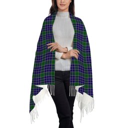 ScotsTee Shop Scottish MacDonald Lord of the Isles Hunting 2 Solf Tartan Plaid Tassel Winter Scarf
