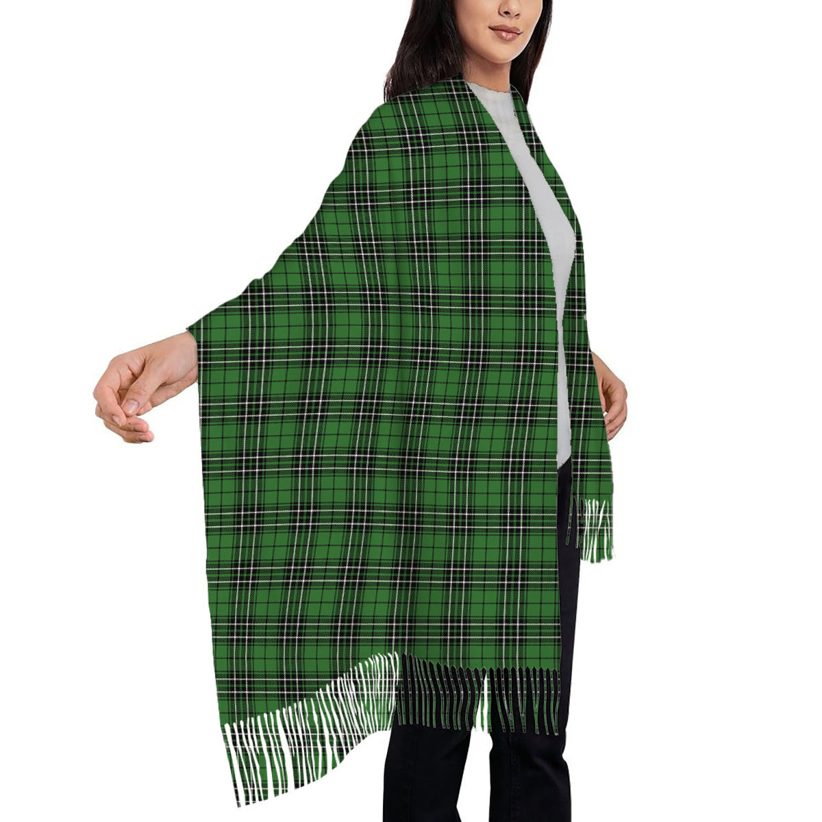 ScotsTee Shop Scottish McLean of Duart Hunting Ancient Solf Tartan Plaid Tassel Winter Scarf