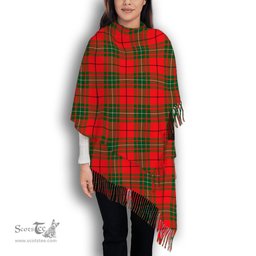 ScotsTee Shop Scottish McAuley Modern Solf Tartan Plaid Tassel Winter Scarf