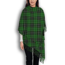 ScotsTee Shop Scottish MacLean of Duart Hunting Ancient Solf Tartan Plaid Tassel Winter Scarf