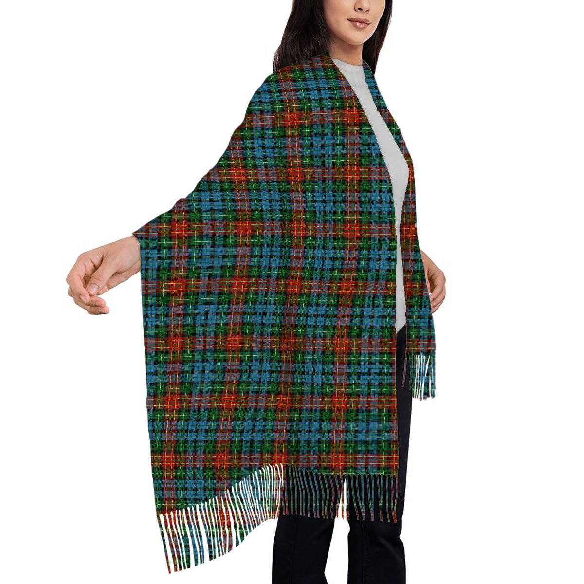 ScotsTee Shop Scottish Langston Solf Tartan Plaid Tassel Winter Scarf