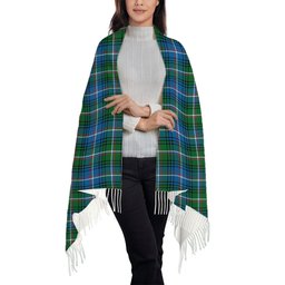 ScotsTee Shop Scottish Shaw of Carolina Ancient Solf Tartan Plaid Tassel Winter Scarf
