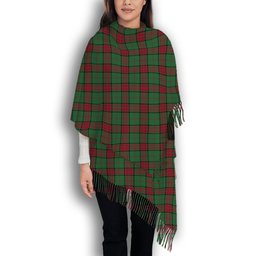 ScotsTee Shop Scottish Maxwell Hunting Modern Solf Tartan Plaid Tassel Winter Scarf
