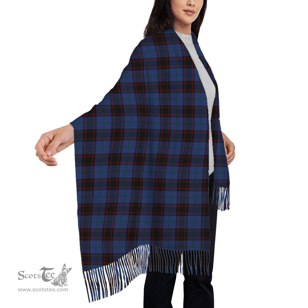 ScotsTee Shop Scottish Home Vestiarium Scoticum Solf Tartan Plaid Tassel Winter Scarf