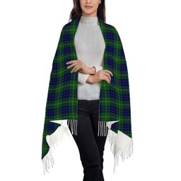 ScotsTee Shop Scottish Hamilton Hunting Solf Tartan Plaid Tassel Winter Scarf