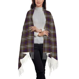 ScotsTee Shop Scottish MacDonell of Glengarry Dress Modern Solf Tartan Plaid Tassel Winter Scarf