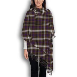 ScotsTee Shop Scottish MacDonell of Glengarry Dress Modern Solf Tartan Plaid Tassel Winter Scarf