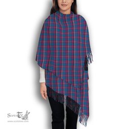 ScotsTee Shop Scottish Yale College, Wrexham Solf Tartan Plaid Tassel Winter Scarf