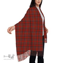 ScotsTee Shop Scottish MacDonald of Staffa 3 Solf Tartan Plaid Tassel Winter Scarf