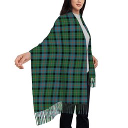 ScotsTee Shop Scottish McCallum Ancient Solf Tartan Plaid Tassel Winter Scarf