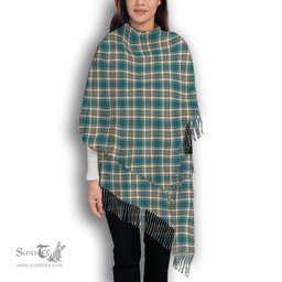ScotsTee Shop Scottish Livingstone Dress Ancient Solf Tartan Plaid Tassel Winter Scarf