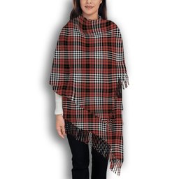 ScotsTee Shop Scottish Little of Morton Rigg Ancient Solf Tartan Plaid Tassel Winter Scarf