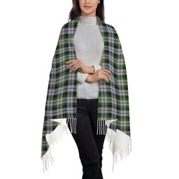 ScotsTee Shop Scottish MacCracken Dress Solf Tartan Plaid Tassel Winter Scarf