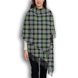 ScotsTee Shop Scottish MacCracken Dress Solf Tartan Plaid Tassel Winter Scarf