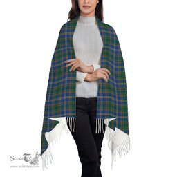 ScotsTee Shop Scottish Strange of Balkaskie Modern Solf Tartan Plaid Tassel Winter Scarf