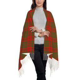 ScotsTee Shop Scottish MacAlister of Glenbarr Ancient Solf Tartan Plaid Tassel Winter Scarf