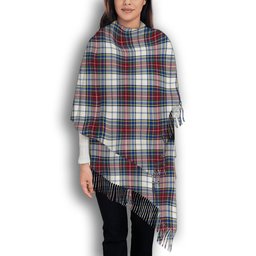 ScotsTee Shop Scottish McBeth Dress Modern Solf Tartan Plaid Tassel Winter Scarf