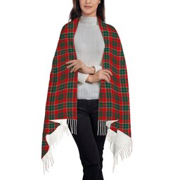 ScotsTee Shop Scottish Hunter USA Modern Solf Tartan Plaid Tassel Winter Scarf
