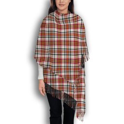 ScotsTee Shop Scottish MacAlister Dress Modern Solf Tartan Plaid Tassel Winter Scarf