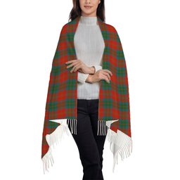 ScotsTee Shop Scottish McPherson of Cluny Ancient Solf Tartan Plaid Tassel Winter Scarf