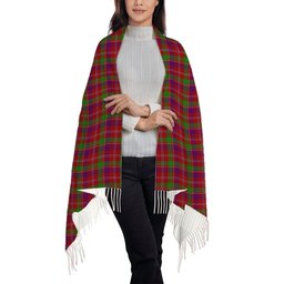 ScotsTee Shop Scottish Glenfinnan Solf Tartan Plaid Tassel Winter Scarf