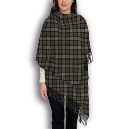 ScotsTee Shop Scottish Stewart Old Weathered Solf Tartan Plaid Tassel Winter Scarf