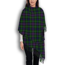 ScotsTee Shop Scottish Rankine Solf Tartan Plaid Tassel Winter Scarf