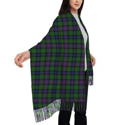 ScotsTee Shop Scottish Rankine Solf Tartan Plaid Tassel Winter Scarf