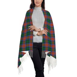 ScotsTee Shop Scottish Rattray of Lude Ancient Solf Tartan Plaid Tassel Winter Scarf