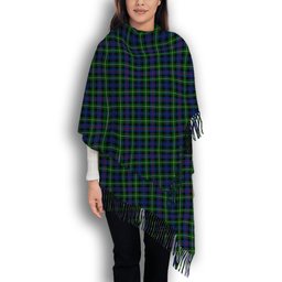 ScotsTee Shop Scottish McKenzie Modern #2 Solf Tartan Plaid Tassel Winter Scarf