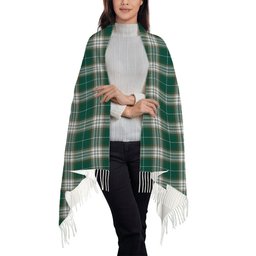 ScotsTee Shop Scottish Kelso Modern Clan Solf Tartan Plaid Tassel Winter Scarf