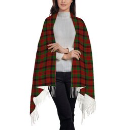 ScotsTee Shop Scottish MacNicol Inverness Tweed Mill Co Ltd Solf Tartan Plaid Tassel Winter Scarf
